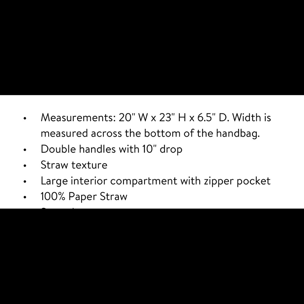 XL Straw Beach Bag NWT. Bundle & save $$$ - Picture 5 of 7